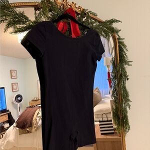 TNA Black Short Sleeve Bodysuit